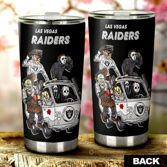 Las Vegas Raiders Tumbler Cup Custom Car Accessories - Gearcarcover - 2