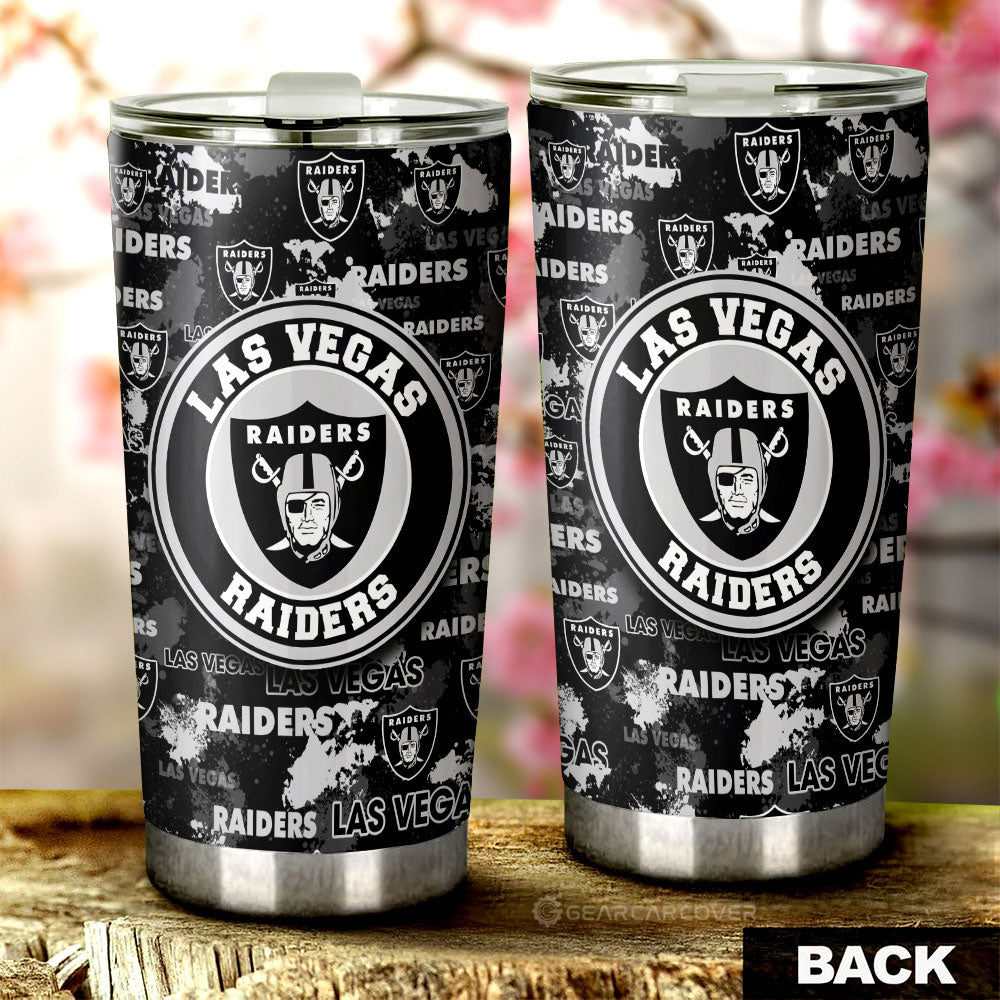 Las Vegas Raiders Tumbler Cup Custom Car Accessories - Gearcarcover - 2