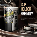 Las Vegas Raiders Tumbler Cup Custom Car Accessories - Gearcarcover - 3