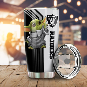 Las Vegas Raiders Tumbler Cup Custom Car Accessories - Gearcarcover - 1