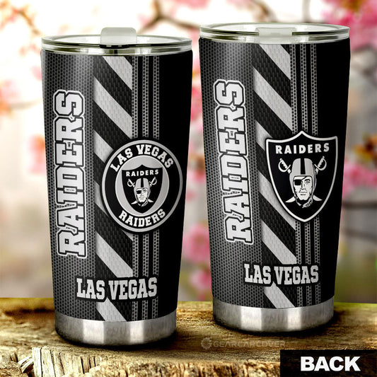 Las Vegas Raiders Tumbler Cup Custom Car Accessories - Gearcarcover - 1