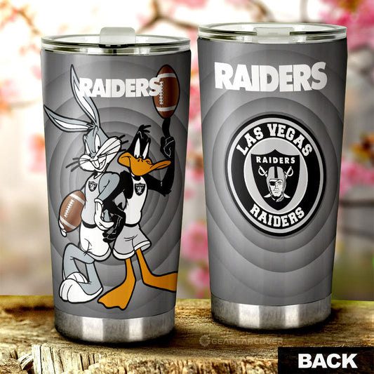Las Vegas Raiders Tumbler Cup Custom Car Accessories - Gearcarcover - 1