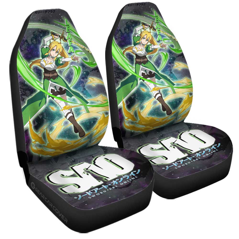 Leafa Car Seat Covers Custom Manga Galaxy Style - Gearcarcover - 3