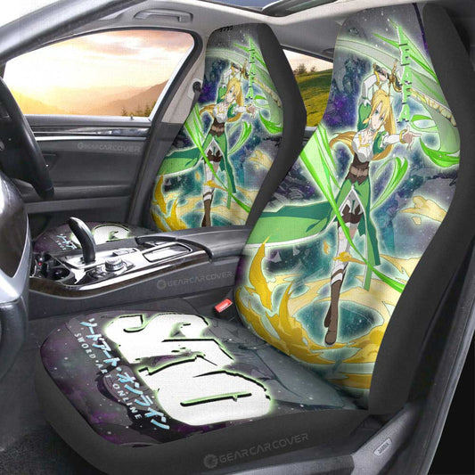 Leafa Car Seat Covers Custom Manga Galaxy Style - Gearcarcover - 2