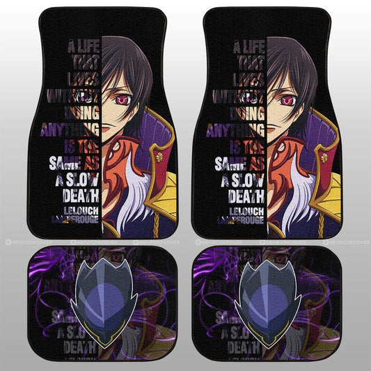 Lelouch Lamperouge Car Floor Mats Custom Car Accessories - Gearcarcover - 2