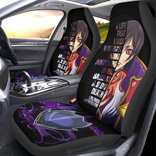 Lelouch Lamperouge Car Seat Covers Custom Car Accessories - Gearcarcover - 2