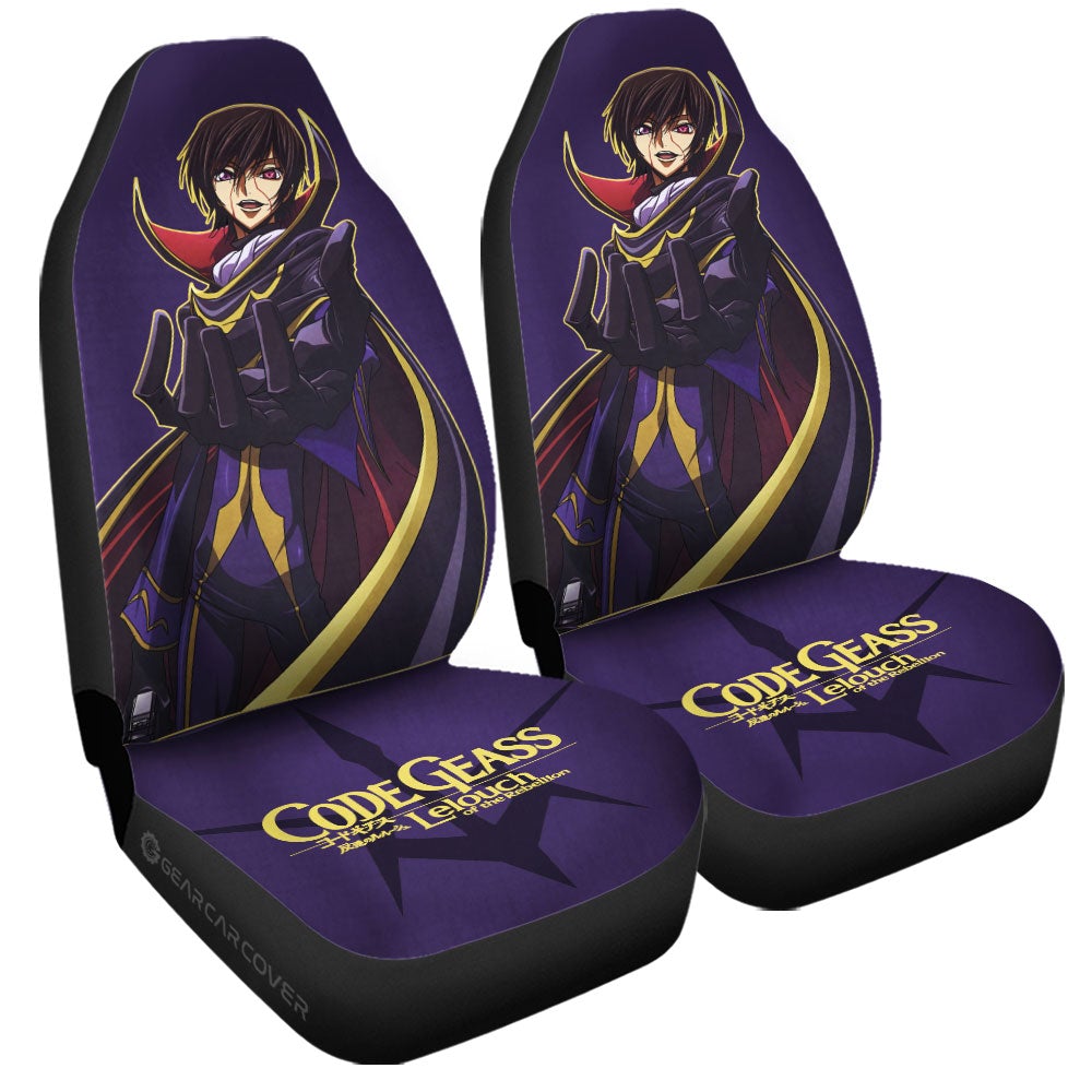 Lelouch Lamperouge Car Seat Covers Custom - Gearcarcover - 3