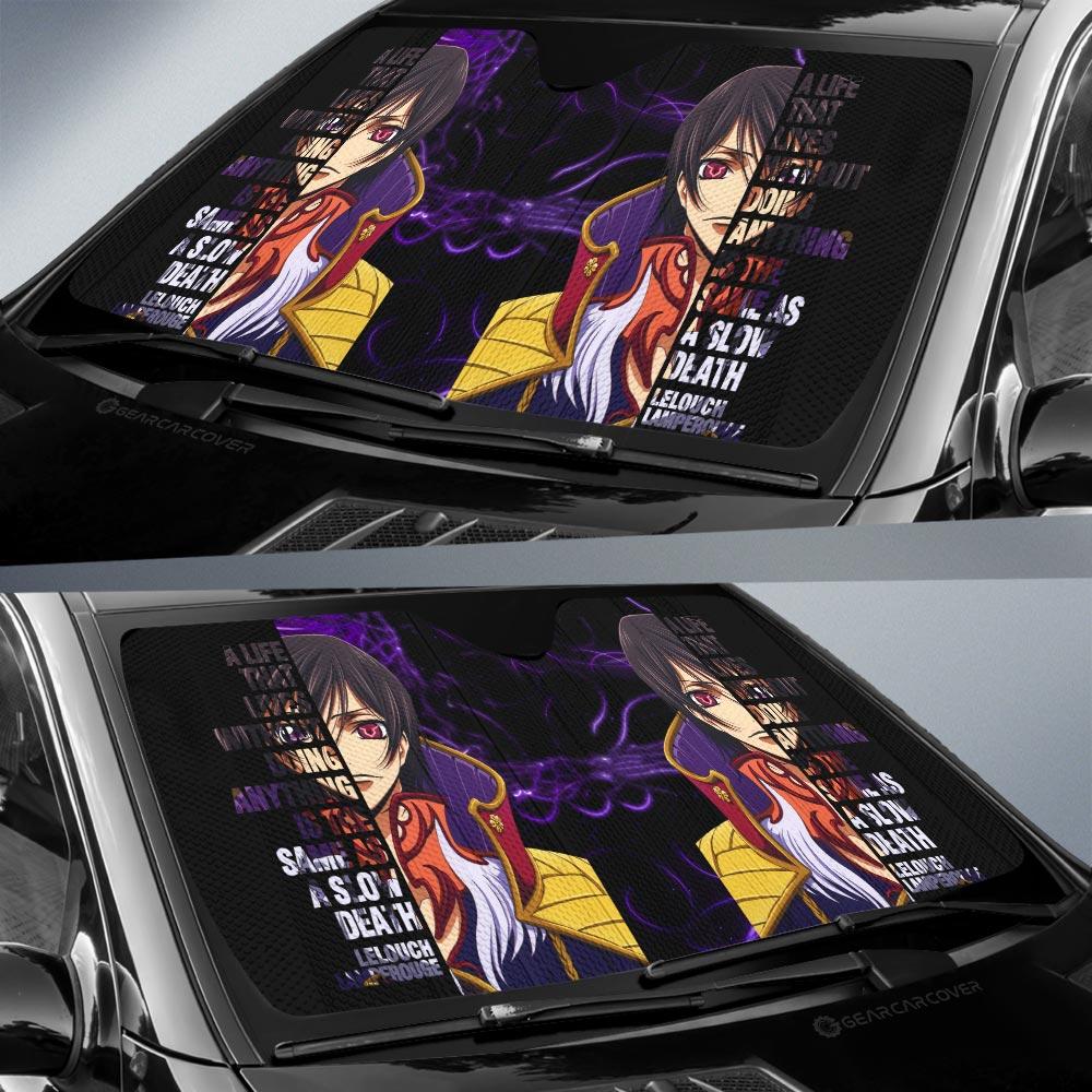 Lelouch Lamperouge Car Sunshade Custom Car Accessories - Gearcarcover - 2