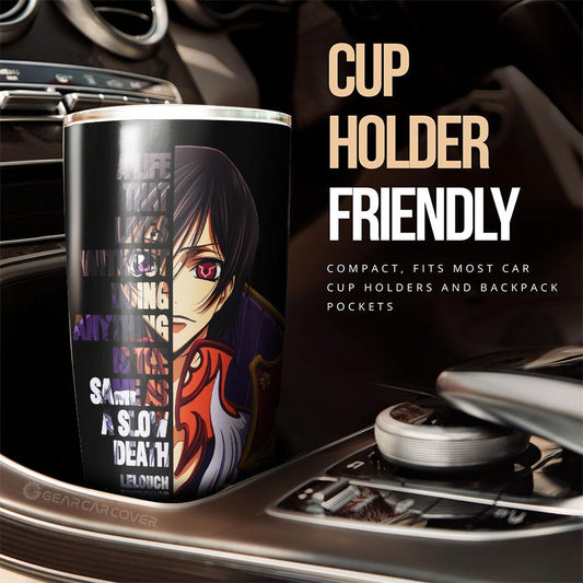 Lelouch Lamperouge Tumbler Cup Custom Car Accessories - Gearcarcover - 2