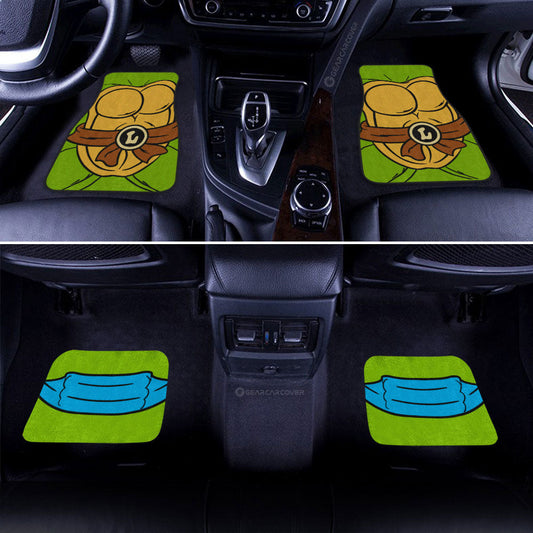 Leonardo Car Floor Mats Custom Ninja Turtle Car Accessories - Gearcarcover - 2