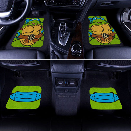 Leonardo Car Floor Mats Custom Ninja Turtle Car Accessories - Gearcarcover - 2