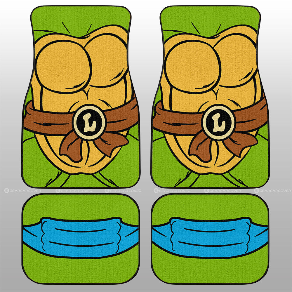 Leonardo Car Floor Mats Custom Ninja Turtle Car Accessories - Gearcarcover - 1