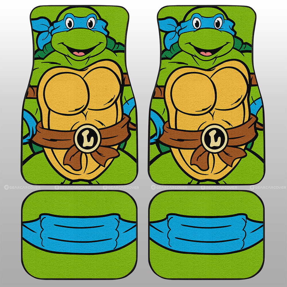 Leonardo Car Floor Mats Custom Ninja Turtle Car Accessories - Gearcarcover - 1