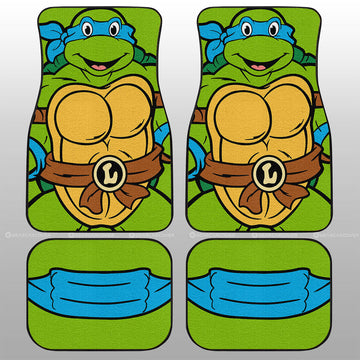 Leonardo Car Floor Mats Custom Ninja Turtle Car Accessories - Gearcarcover - 1