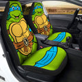 Leonardo Car Seat Covers Custom Ninja Turtle Car Accessories - Gearcarcover - 2