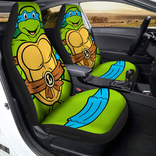 Leonardo Car Seat Covers Custom Ninja Turtle Car Accessories - Gearcarcover - 2