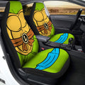 Leonardo Car Seat Covers Custom Ninja Turtle Car Accessories - Gearcarcover - 2