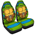 Leonardo Car Seat Covers Custom Ninja Turtle Car Accessories - Gearcarcover - 3
