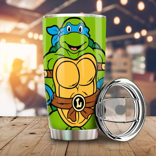 Leonardo Tumbler Cup Custom Ninja Turtle Car Accessories - Gearcarcover - 2