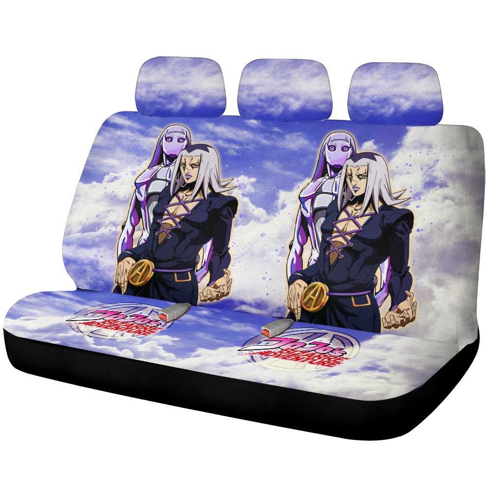 Leone Abbacchio Car Back Seat Cover Custom Bizarre Adventures - Gearcarcover - 1