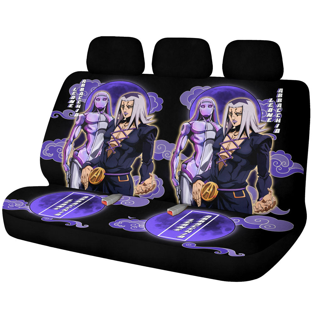 Leone Abbacchio Car Back Seat Covers Custom Bizarre Adventure Car Accessories - Gearcarcover - 1