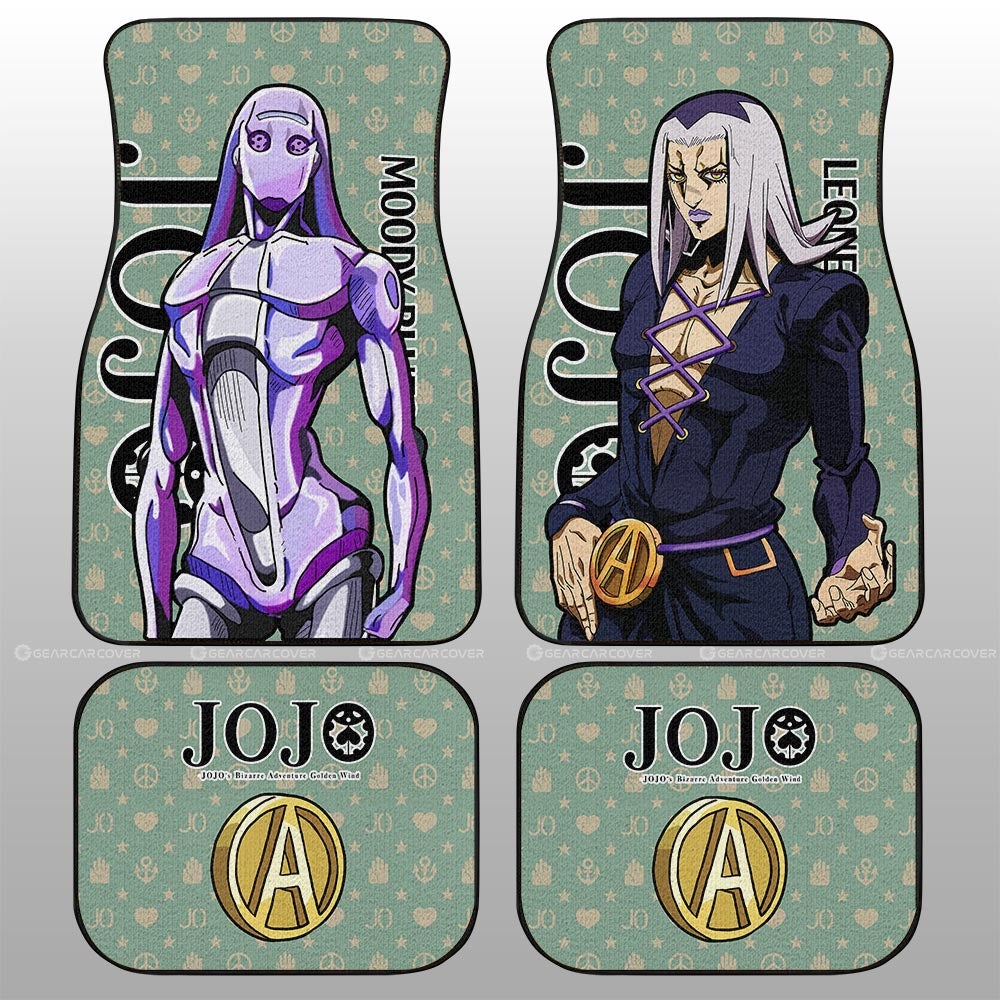 Leone Abbacchio Car Floor Mats Custom Bizarre Adventure Car Accessories - Gearcarcover - 1