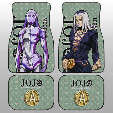Leone Abbacchio Car Floor Mats Custom Bizarre Adventure Car Accessories - Gearcarcover - 1