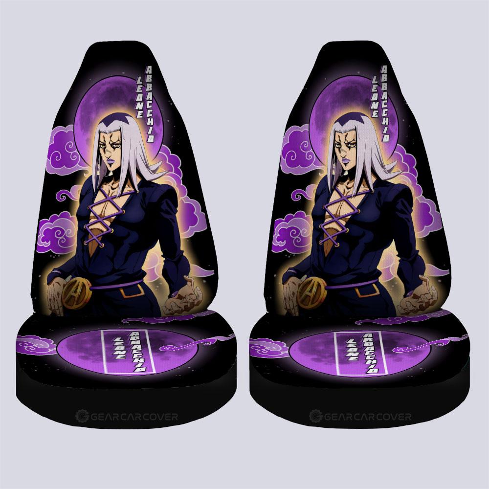 Leone Abbacchio Car Seat Covers Custom Bizarre Adventure Car Accessories - Gearcarcover - 4