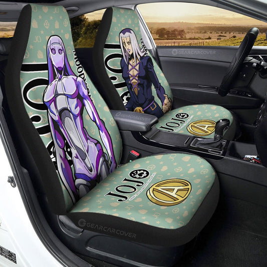 Leone Abbacchio Car Seat Covers Custom Bizarre Adventure Car Accessories - Gearcarcover - 1