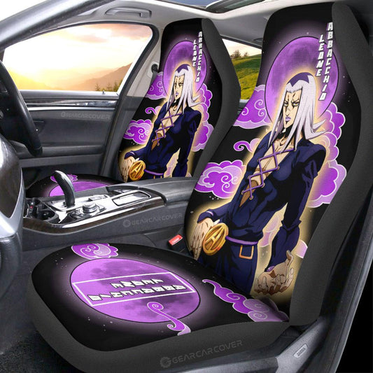 Leone Abbacchio Car Seat Covers Custom Bizarre Adventure Car Accessories - Gearcarcover - 2