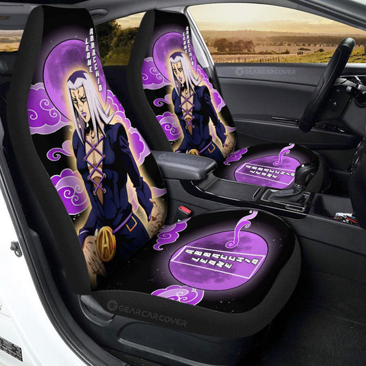 Leone Abbacchio Car Seat Covers Custom Bizarre Adventure Car Accessories - Gearcarcover - 1