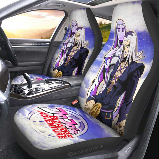 Leone Abbacchio Car Seat Covers Custom Bizarre Adventures - Gearcarcover - 2
