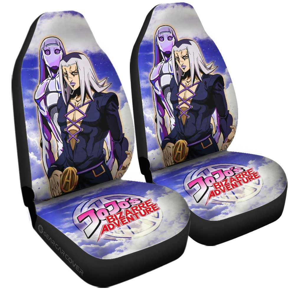 Leone Abbacchio Car Seat Covers Custom Bizarre Adventures - Gearcarcover - 3