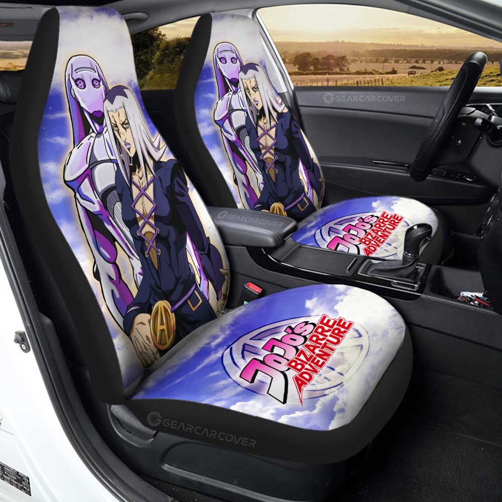 Leone Abbacchio Car Seat Covers Custom Bizarre Adventures - Gearcarcover - 1