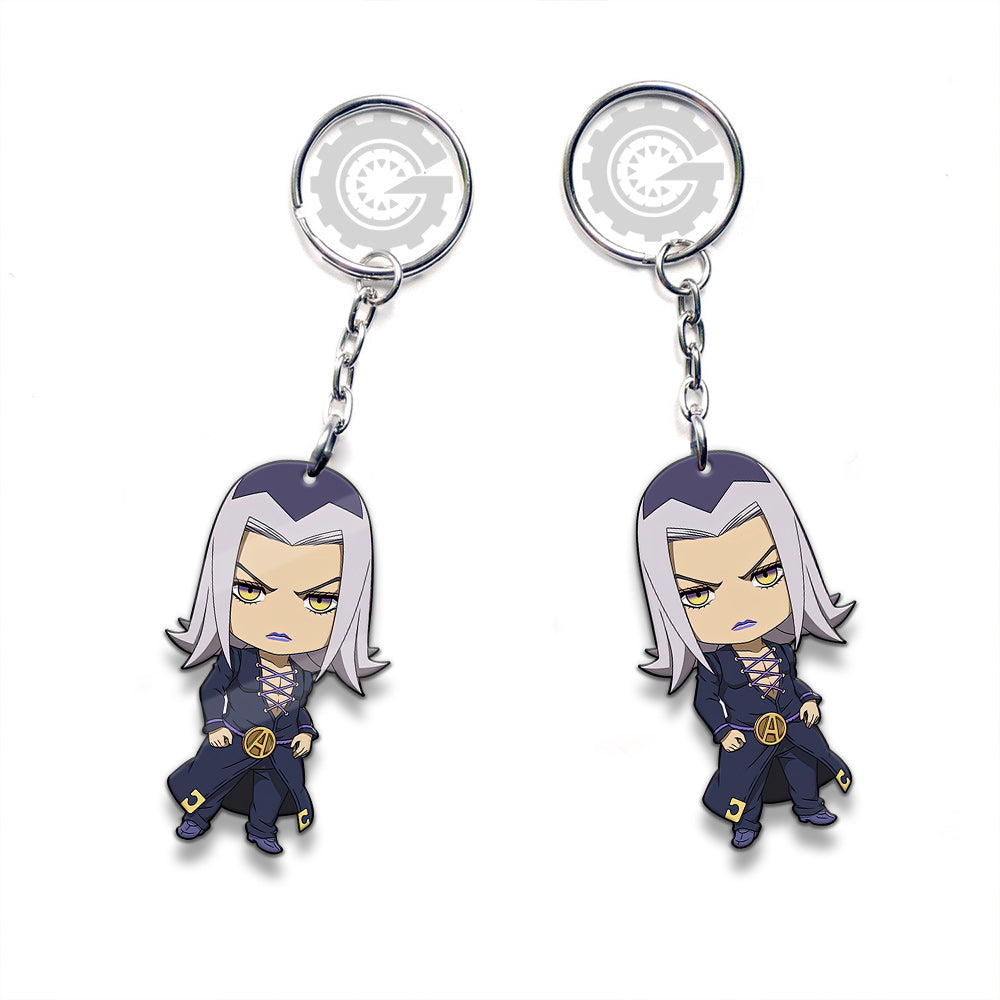 Leone Abbacchio Keychain Custom Bizarre Adventure Car Accessories - Gearcarcover - 3