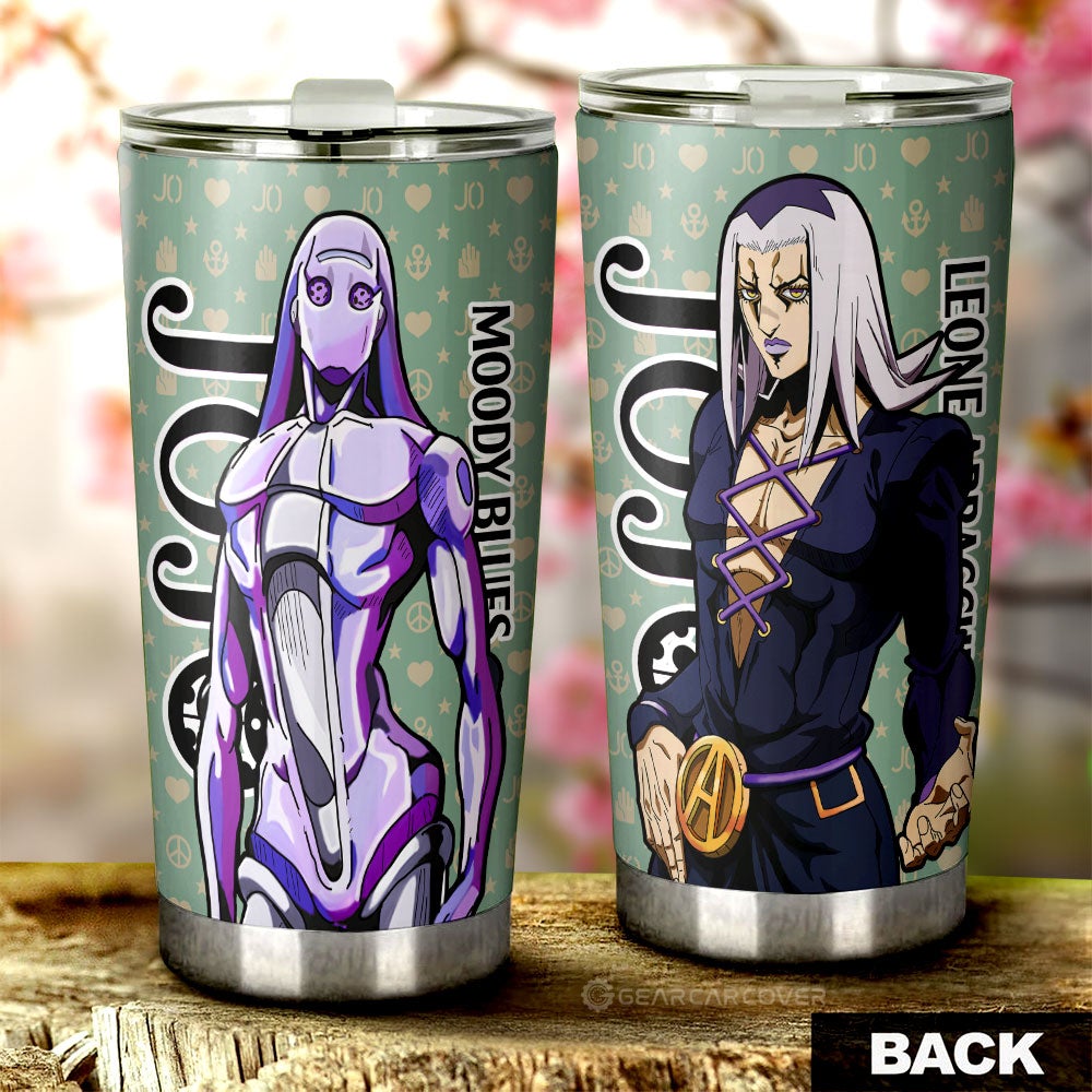 Leone Abbacchio Tumbler Cup Custom Bizarre Adventure Car Accessories - Gearcarcover - 1