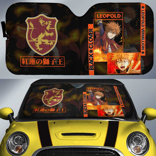 Leopold Vermillion Car Sunshade Custom - Gearcarcover - 1