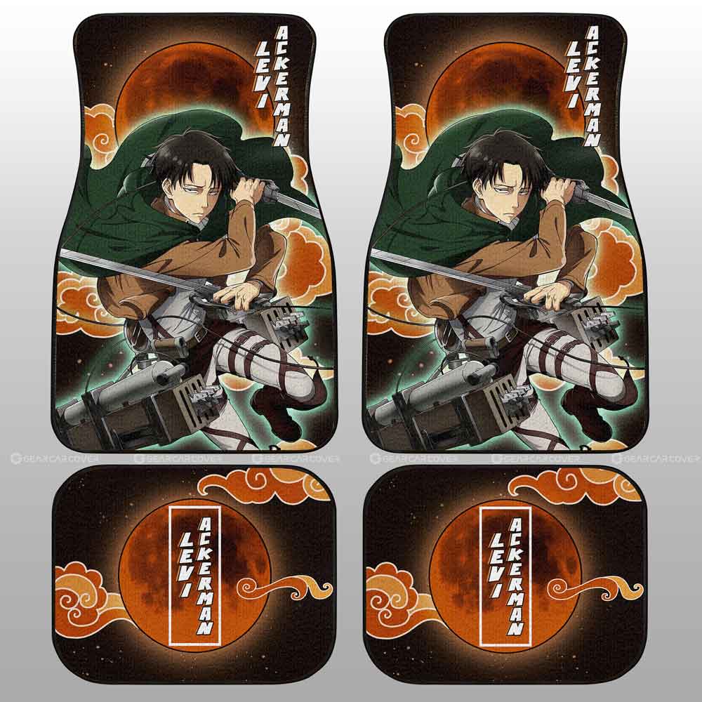 Levi Ackerman Car Floor Mats Custom - Gearcarcover - 2