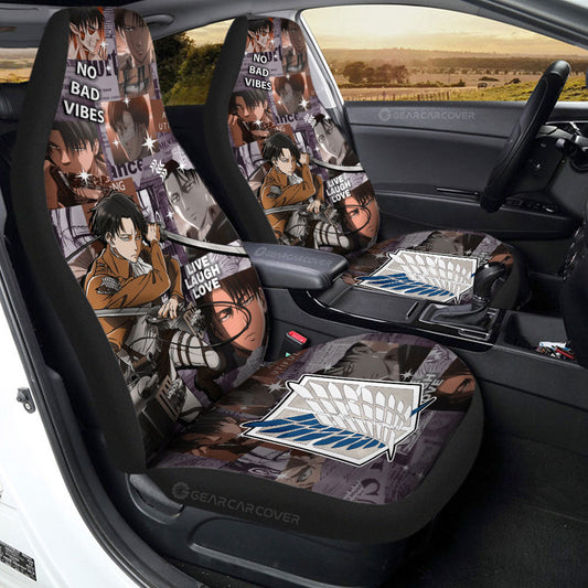 Levi Ackerman Car Seat Covers Custom Car Interior Accessories - Gearcarcover - 2