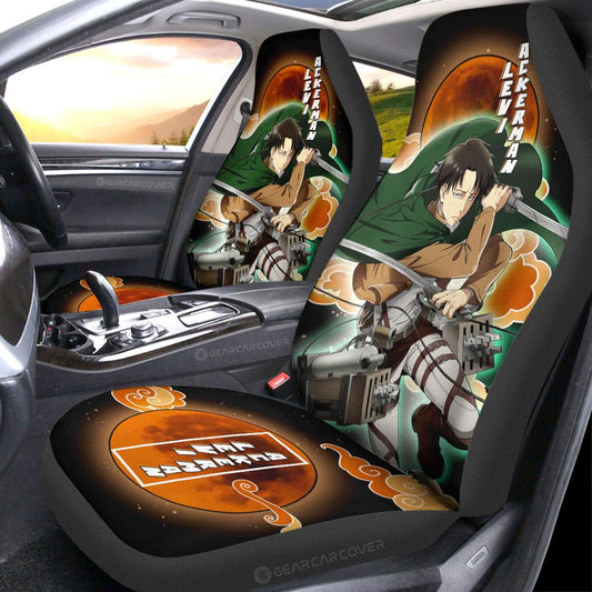 Levi Ackerman Car Seat Covers Custom - Gearcarcover - 2