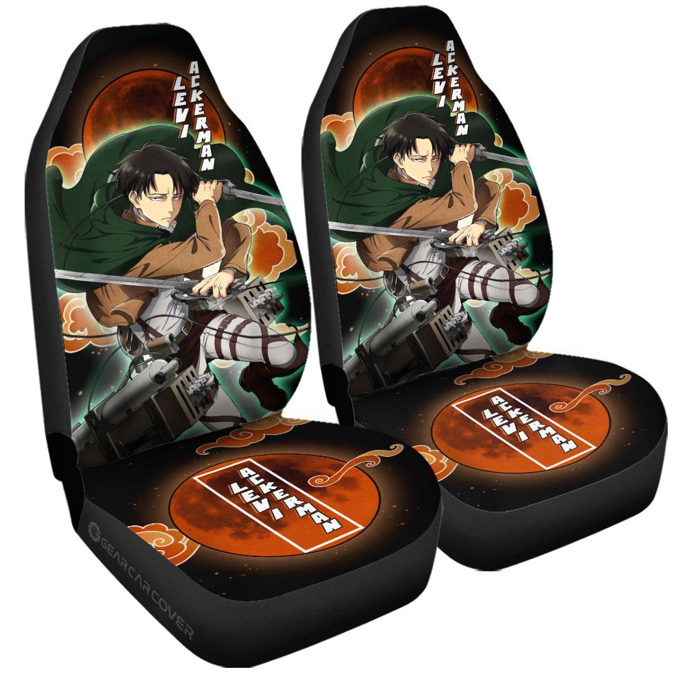 Levi Ackerman Car Seat Covers Custom - Gearcarcover - 3