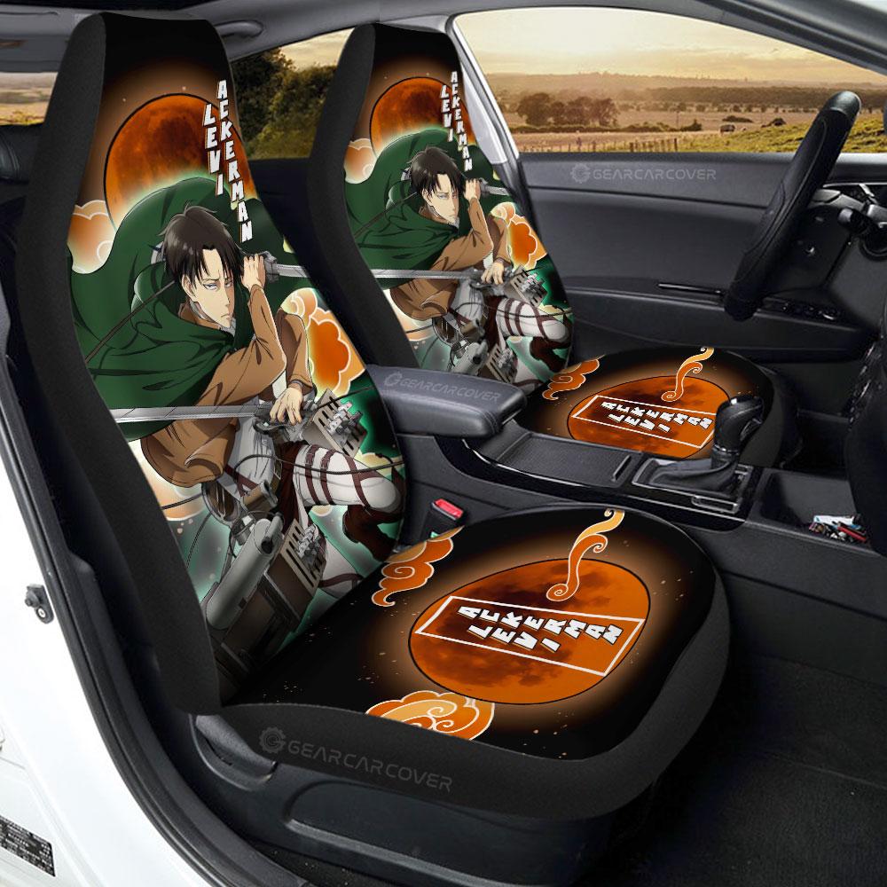 Levi Ackerman Car Seat Covers Custom - Gearcarcover - 1