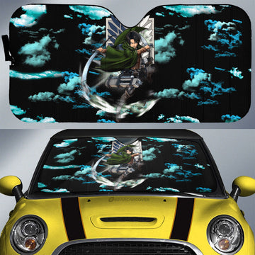 Levi Ackerman Car Sunshade Custom Attack On Titan Anime Car Interior Accessories - Gearcarcover - 1