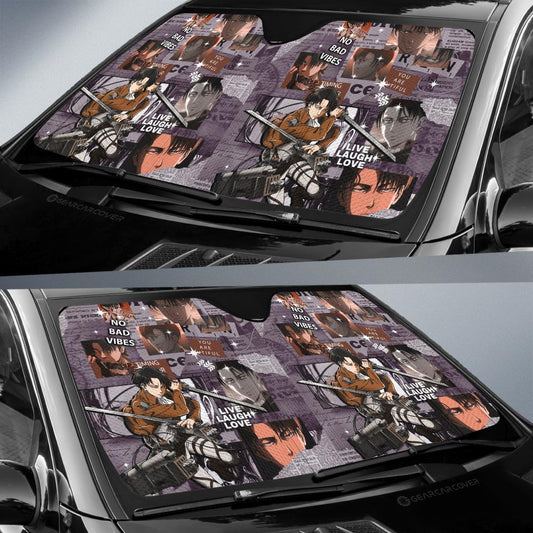 Levi Ackerman Car Sunshade Custom Car Interior Accessories - Gearcarcover - 2