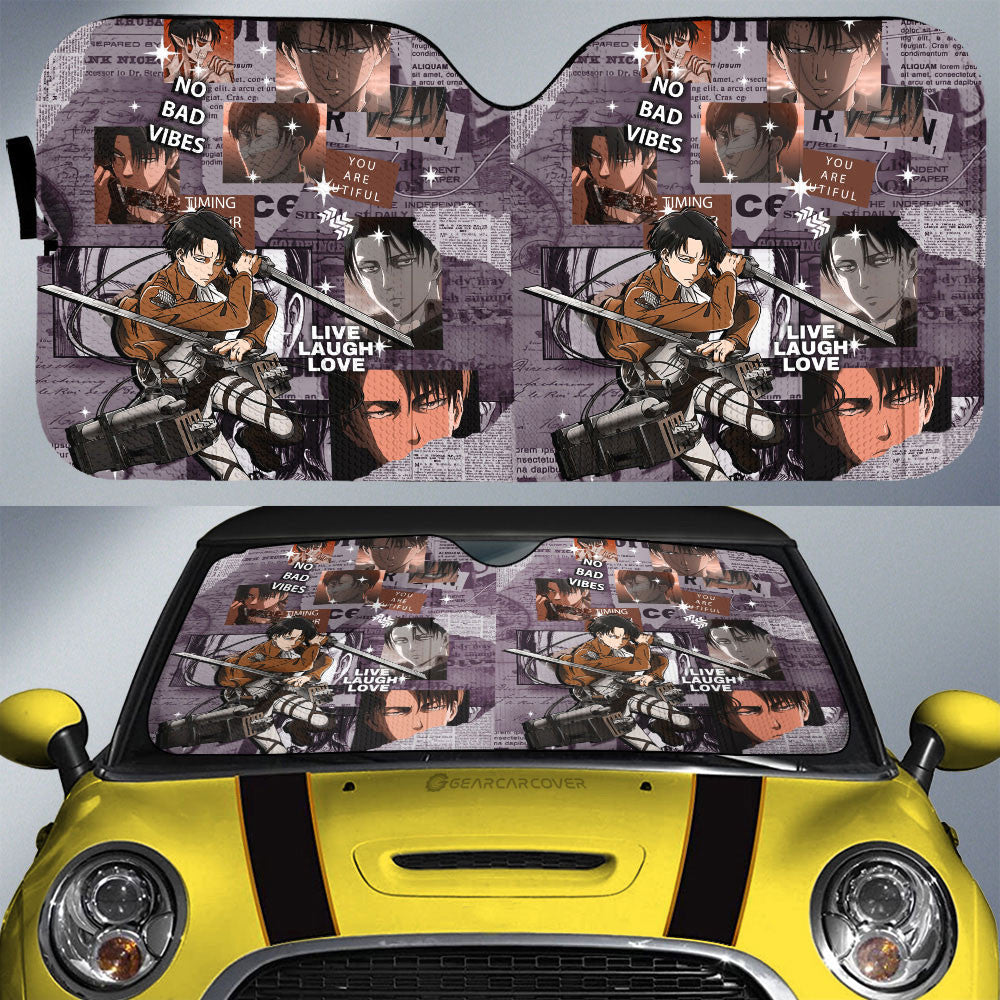 Levi Ackerman Car Sunshade Custom Car Interior Accessories - Gearcarcover - 1