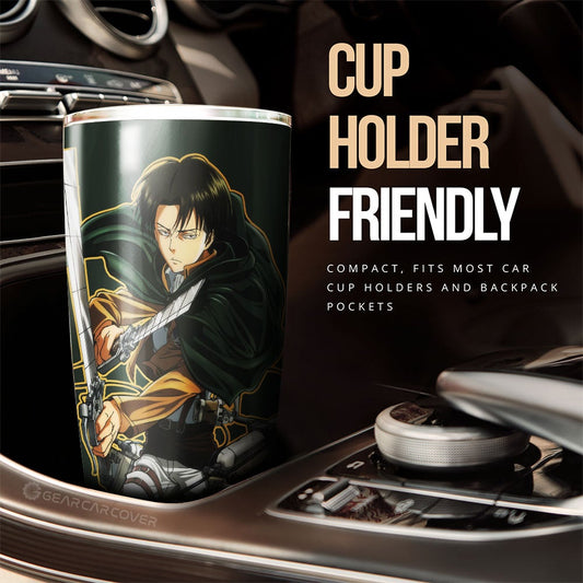 Levi Ackerman Tumbler Cup Custom - Gearcarcover - 2