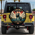 Liberty Runs Deep USA 250 Years Spare Tire Cover With Camera Hole - Gearcarcover - 1