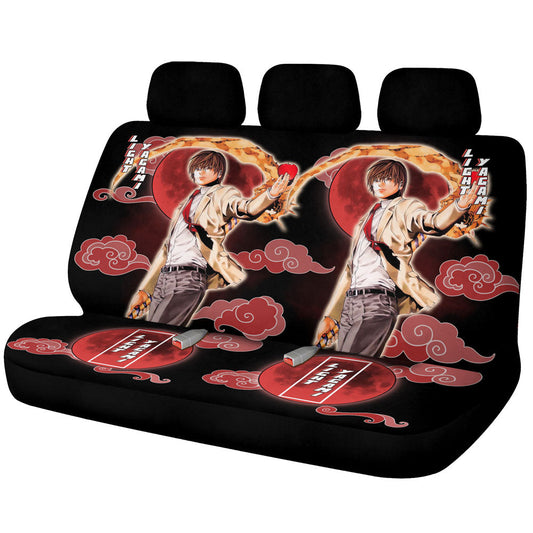 Light Yagami Car Back Seat Covers Custom Death Note Car Accessories - Gearcarcover - 1