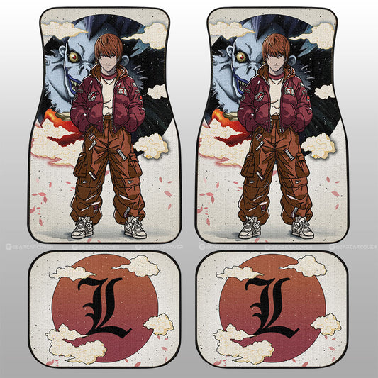 Light Yagami Car Floor Mats Anime Collection - Gearcarcover - 1