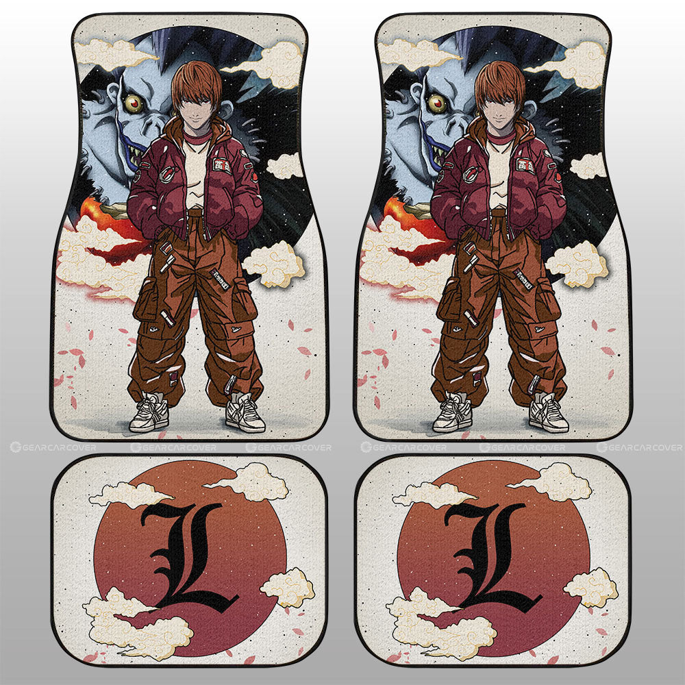 Light Yagami Car Floor Mats Anime Collection - Gearcarcover - 1
